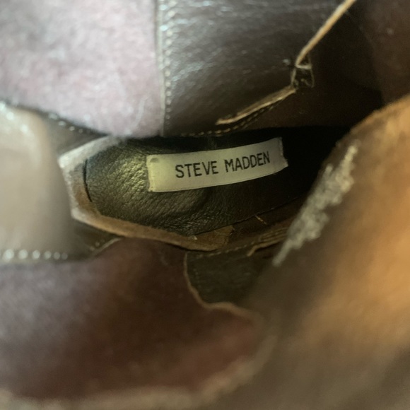 Steve Madden. Yale Belted Boot. Cognac Leather. US 7.5. Good Used*** - Picture 8 of 11